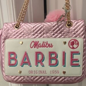 Barbie Pink Quilted Shoulder Bag